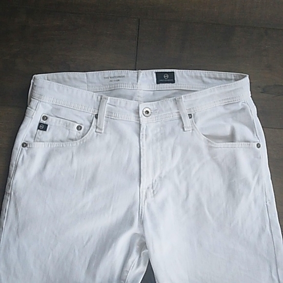 ADRIANO GOLDSCHMED COTTON BLEND THE MATCHBOX SLIM STRAIGHT JEANS WOMANS 32R - Picture 7 of 12